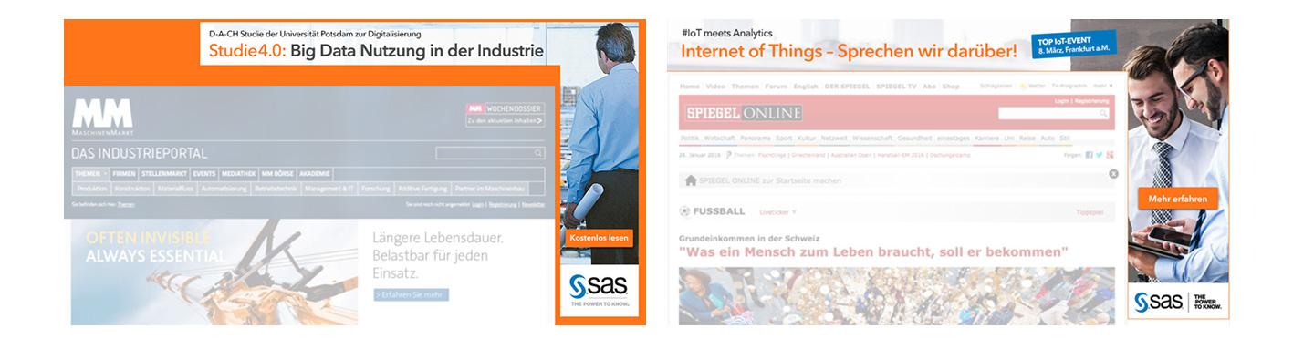 P12-Werbeagentur Social-Media Content Creation Event SAS B2B IoT-Banner Advertising